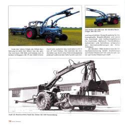 Eicher Traktoren und Landmaschinen