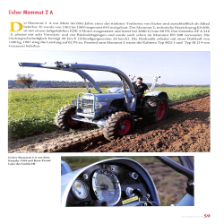 Eicher Traktoren im Einsatz