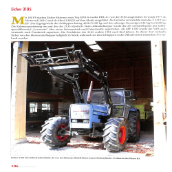 Eicher Traktoren im Einsatz