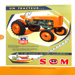 Tracteurs agricoles Someca - une histoire en prospectus