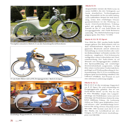 Die Mopeds der Wirtschaftswunderzeit