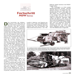 Mahdrescher in Deutschland 1931 bis heute 2