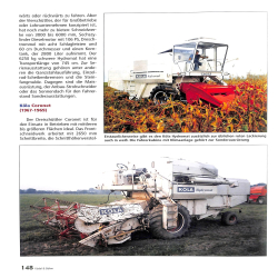 Mahdrescher in Deutschland 1931 bis heute 2