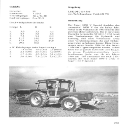 Alle Traktoren von Schluter Typen und Daten
