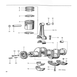 Ersatzteilliste Porsche-Diesel Standard T217, onderdelenlijst