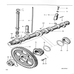 Ersatzteilliste Porsche-Diesel Standard T217, onderdelenlijst