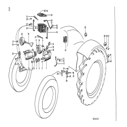 Ersatzteilliste Porsche-Diesel Standard T217, onderdelenlijst