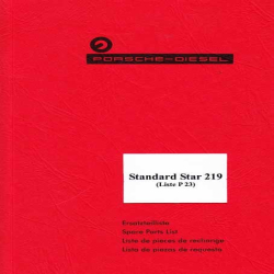 P-23 Ersatzteilliste Porsche-Diesel Standard Star 219, onderdelenlijst