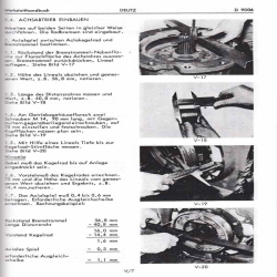 Werkstatthandbuch für Deutz-Dieselschlepper D9006, werkplaats handboek