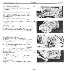Werkstatthandbuch für Deutz-Dieselschlepper D8005, werkplaats handboek 