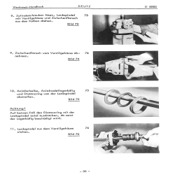 Werkstatthandbuch für Deutz-Dieselschlepper D8005, werkplaats handboek 