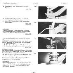 Werkstatthandbuch für Deutz-Dieselschlepper D8005, werkplaats handboek 