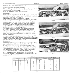 Werkstatthandbuch Deutz FL413 , werkplaats handboek