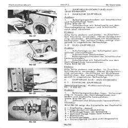 Werkstatthandbuch Getriebe Deutz D2506-D5506-D5206,D6206, werkplaats handboek