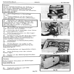 Werkstatthandbuch Getriebe Deutz D2506-D5506-D5206,D6206, werkplaats handboek