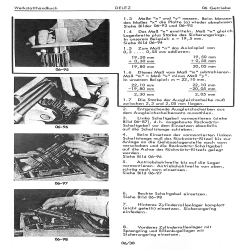 Werkstatthandbuch Getriebe Deutz D2506-D5506-D5206,D6206, werkplaats handboek