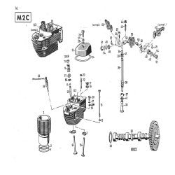 Ersatzteilliste Deutz-Dieselschlepper D4005, onderdelen lijst