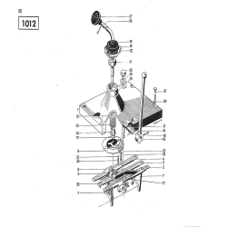 Ersatzteilliste Deutz-Dieselschlepper D4005, onderdelen lijst