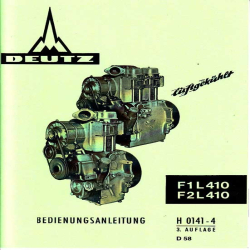Bedienungsanleitung Deutz Luftgekühlte Motor, gebruiksaanwijzing