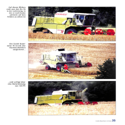 Claas Maschinen im Einsatz