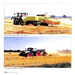 Claas Maschinen im Einsatz