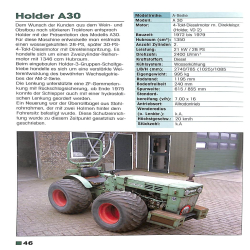 Typenkompass Holder Einachsschlepper und Traktoren seit 1930