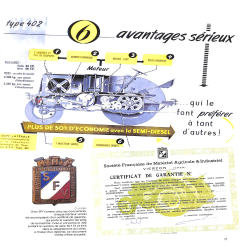 SFV 1950-1963, l'âge d'or tracteurs à huile lourde et machines agricoles