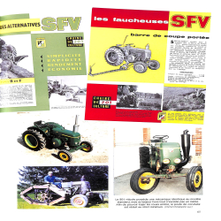 SFV 1950-1963, l'âge d'or tracteurs à huile lourde et machines agricoles