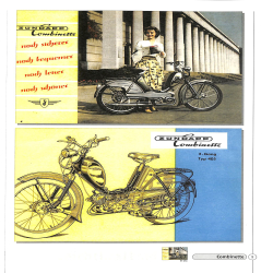 Zündapp Prospekte Moped, Mokick, Kleinkraftrad & Leichtkraftrad 1953-84
