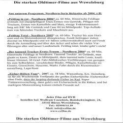 Nordhorn Feldttage 2016 mit Schlüter und Wesseler  DVD 