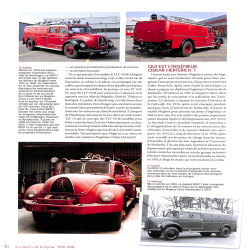 Magirus Histoire des véhicles de pompiers 