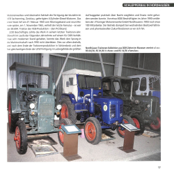 DDR-Traktoren aus Nordhausen