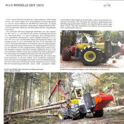 MB-Trac - Alle Modelle - alle Daten - alle Fakten