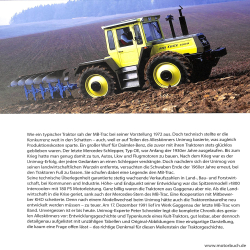 MB-Trac - Alle Modelle - alle Daten - alle Fakten