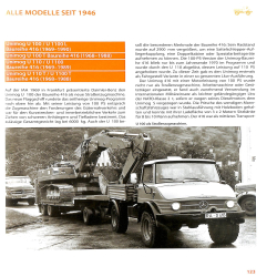 Unimog - Alle Typen, Alle Modelle, Alle Daten seit 1946