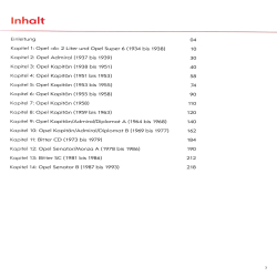 Die Großen Opel Kapitän - Admiral - Diplomat - Monza - Senator