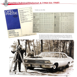 Die Großen Opel Kapitän - Admiral - Diplomat - Monza - Senator