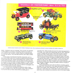 Diecast Toy Cars of the 1950s & 1960s
