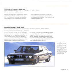 BMW M3/M4 - Entwicklung - Modelle - Technik