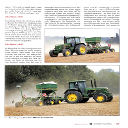 John Deere Traktoren im Einsatz