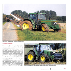 John Deere Traktoren im Einsatz