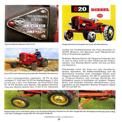 HANOMAG in Wort und Bild: Das Jahrbuch 2012