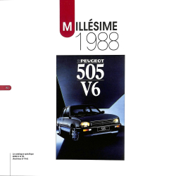 La Peugeot 505 de mon Père