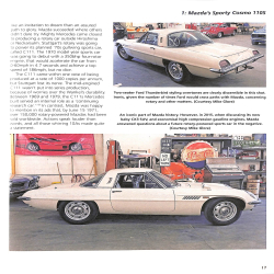 Mazda Rotary-engined cars