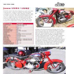 Jawa-Motorräder - seit 1929