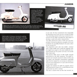 LAMBRETTA JUNIOR - 50, 100, 125. Storia Modelli e documenti/History, models and documents