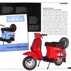 LAMBRETTA JUNIOR - 50, 100, 125. Storia Modelli e documenti/History, models and documents