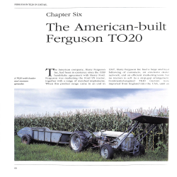 Ferguson TE20 In Detail