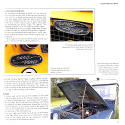 Fabrieksoriginele Land Rover Series I 86-, 88-, 107- en 109-inch modellen