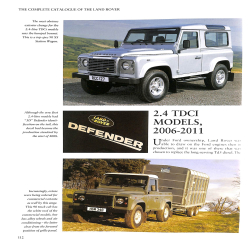 De complete catalogus van de Land Rover